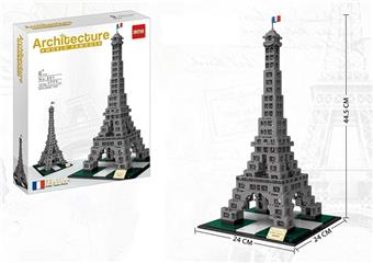 Paris Eiffel Tower 1777PCS   ITEM NO.： W005458