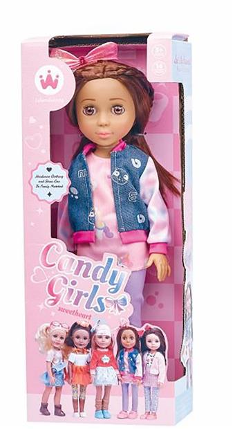 14 inch youth girl outfit (vinyl)   ITEM NO.： W005239