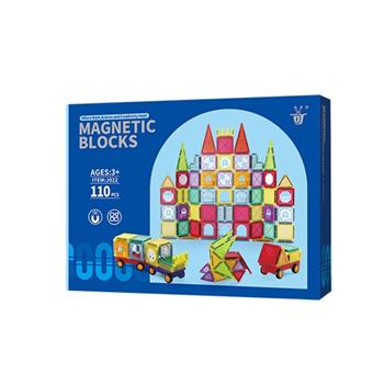 Magnetic tile building blocks   ITEM NO.： W015446