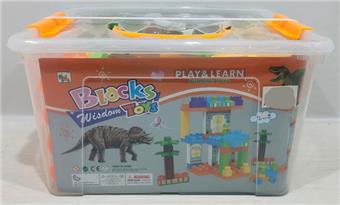 Self assembling building blocks 53pcs   ITEM NO.： W013358