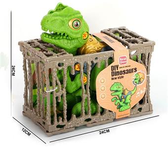 Disassemble and assemble the DaXun Raptors cage (with sound effect)   ITEM NO.： W018009