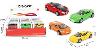 4 alloy regenerative simulation cars (24 pieces/box)   ITEM NO.： W012082