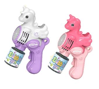 Unicorn Bubble Gun   ITEM NO.： W013899