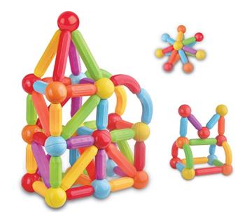 Magnetic rods (63pcs) (GCC)   ITEM NO.： W016508