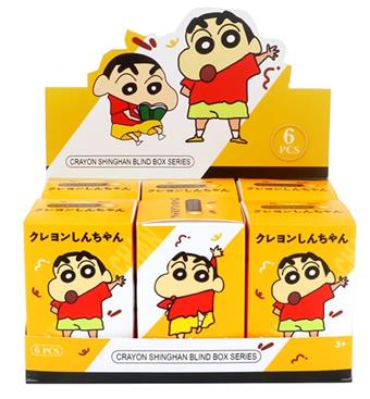 Crayon Shin chan blind box set (6PCS whole box price)   ITEM NO.： W018063