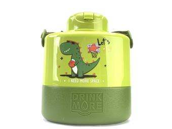 Ledong Children's Straw Water Bottle (Oval Large 1350ML) Material: PP,SILICONE,PE   ITEM NO.： W007486