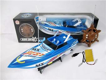 Four way remote control boat with power supply   ITEM NO.： W014976