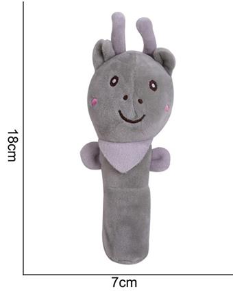 Plush Toy [New Gray Hand crank] Elk   ITEM NO.： W011424