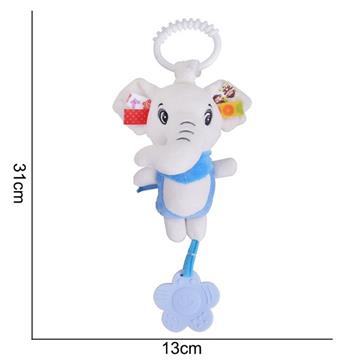 Plush toy colored pendant blue elephant   ITEM NO.： W011678