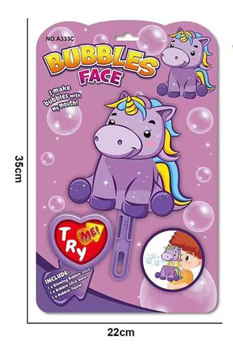 Cute expression bubble stick (unicorn)   ITEM NO.： W013887