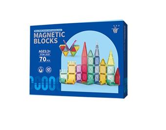 Magnetic tile building blocks   ITEM NO.： W015443