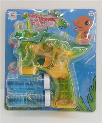 Transparent dinosaur bubble gun   ITEM NO.： W013795