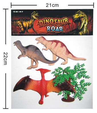 Environmentally friendly soft rubber dinosaur   ITEM NO.： W006499