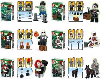 Zombie 2 Block Man Mixed Pack 12pcs (Whole Box Price)   ITEM NO.： W018429
