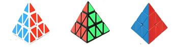 Black Pyramid Fluorescent Steel Ball Cube   ITEM NO.： W015608