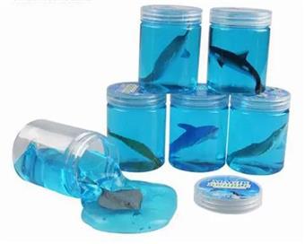 Crystal Mud Slime Ocean Animal High Transparent Colored Mud   ITEM NO.： W018149