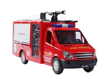 1: 43 Power Alloy Mercedes Benz Water Tank Firefighting (Battery AG13 * 3)   ITEM NO.： W012010