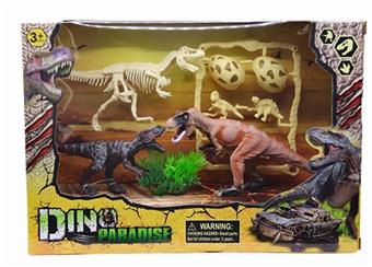 Jurassic Dinosaur Scene Set (Tyrannosaurus Rex Fossil)   ITEM NO.： W015893