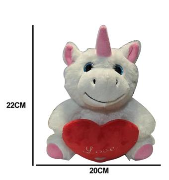 (Customizable) Heart hugging Unicorn   ITEM NO.： W011160
