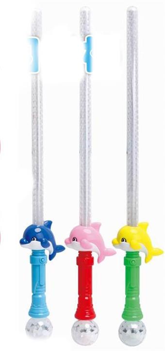 Dolphin 3-light 4-stage flashing stick (mixed color)   ITEM NO.： W017985