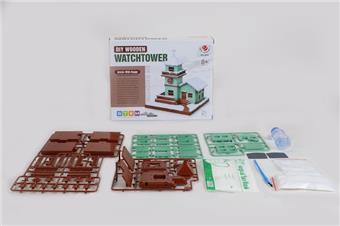Self installed wooden house - observation tower   ITEM NO.： W006844