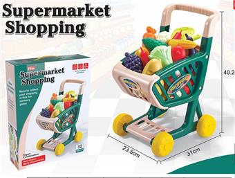 Playing house, big shopping cart, sealed box   ITEM NO.： W002683