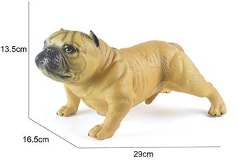 Rubber coated bulldog   ITEM NO.： W006673