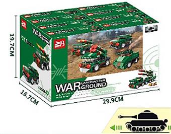 4 models of 62PCS military regenerative vehicles   ITEM NO.： W005428