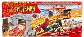 Spider Man catapult light crystal railcar set (total length 111cm)   ITEM NO.： W016511