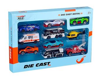 10 piece alloy car set   ITEM NO.： W012185