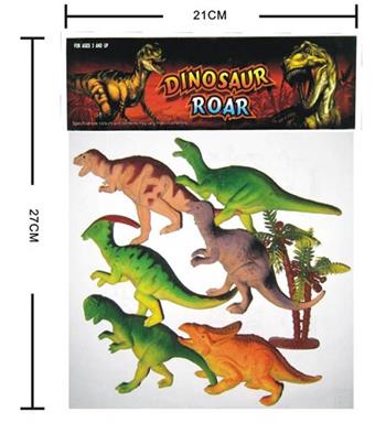 Environmentally friendly soft rubber dinosaur   ITEM NO.： W006428