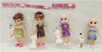 6-inch empty ice and snow doll with snow treasure   ITEM NO.： W011055
