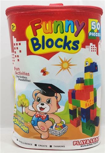 (GCC) Self assembling building blocks 50pcs   ITEM NO.： W013420