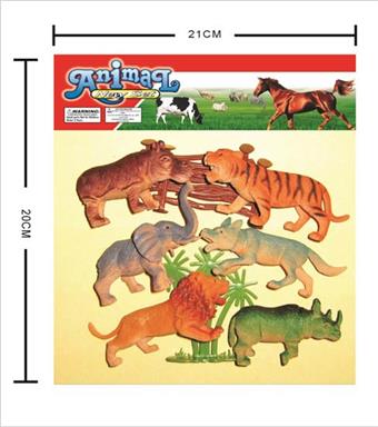 Soft rubber animals   ITEM NO.： W006472