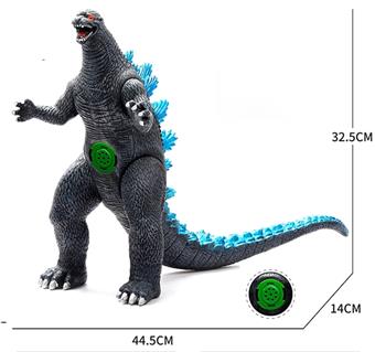 Medium Godzilla has moving hands, feet, and tails   ITEM NO.： W006637