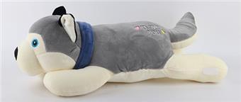 40CM scarf party style Husky plush pillow   ITEM NO.： W018060