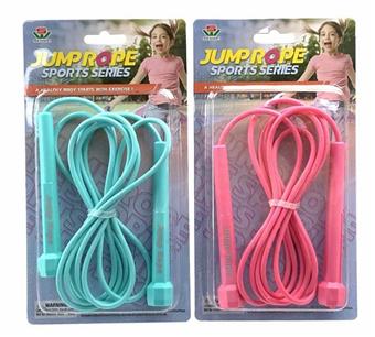 Three color environmentally friendly skipping rope AB material for outdoor sports   ITEM NO.： W008903