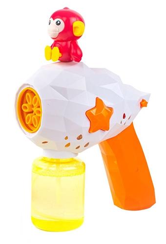 Cross border puzzle electric six hole cloud blowing bubble fully automatic Gatling outdoor bubble machine   ITEM NO.： W014600