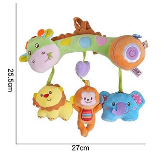 Plush toy horizontal bar bed hanging giraffe   ITEM NO.： W011514