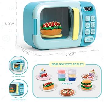 Microwave oven+blow molding+colored clay 6-pack   ITEM NO.： W012413