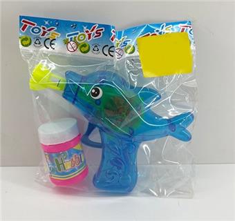 Transparent Dolphin Inertial Bubble Gun   ITEM NO.： W013931