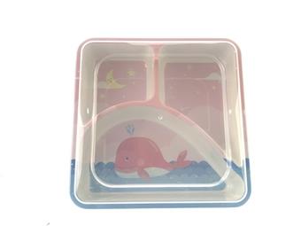 Bamboo fiber square covered lunch box material: BAMBOO FIBER   ITEM NO.： W007492
