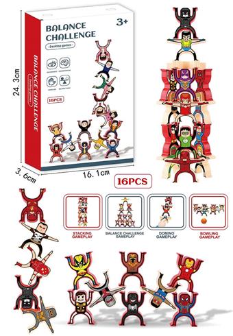 16PCS Stacker Avengers   ITEM NO.： W004760