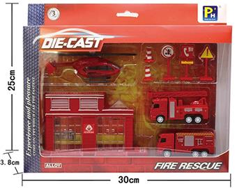 Alloy fire protection combination with 2 return trucks   ITEM NO.： W012169