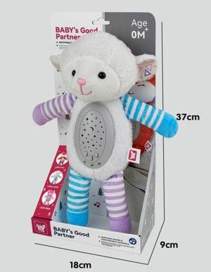 Soothing sound and light plush sheep cute pet toy simulation interactive cognitive toy mother and baby puzzle toy plush toy plush toy   ITEM NO.： W017770