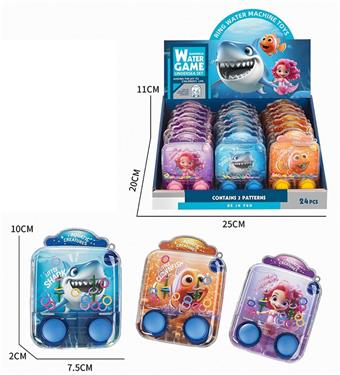 Underwater World Water Machine 24 pieces, single price decompression set, circular water machine, game console   ITEM NO.： W012611
