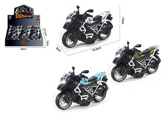 1: 8 die cast zinc alloy BMW waterbird regenerative motorcycle street bike 12 pieces/display box   ITEM NO.： W009549