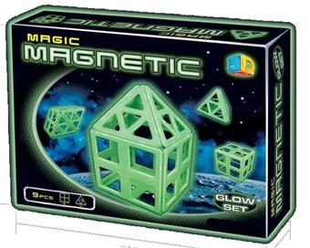 Night Light Versatile Magnetic Block (9pcs)   ITEM NO.： W016548