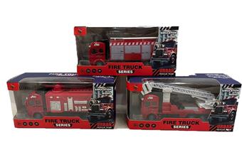 Alloy powered fire truck/3 models   ITEM NO.： W005047