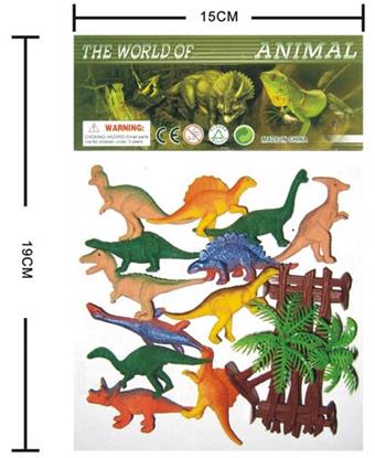 PVC soft rubber dinosaur   ITEM NO.： W006396